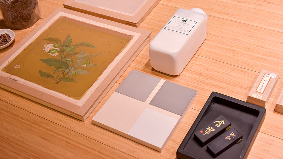 Painting prescriptions heard from art materials experts -Using ink-