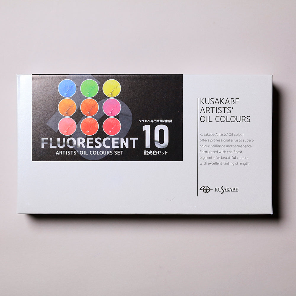 Fluorescent Artists' Oil Colours 10-color Set