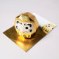 Metal Leaf Paper Craft / Daruma [Gold]