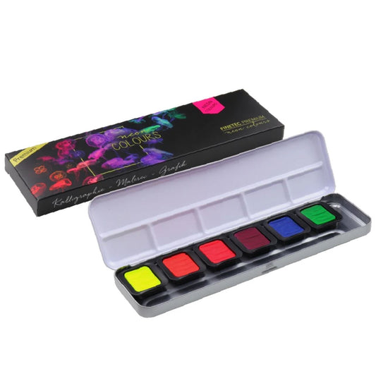 FINETEC PREMIUM FN9000 Neon Watercolor 6 Colors Set