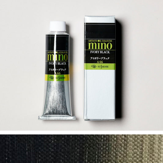 Mino Artists' Oil Colour 66 IVORY BLACK