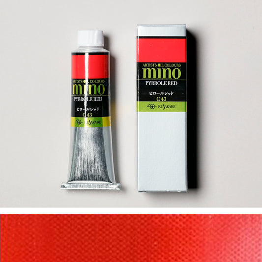 Mino Artists' Oil Colour 43 PYRROLE RED