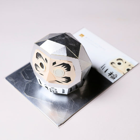 Metal Leaf Paper Craft / Daruma [Gold]