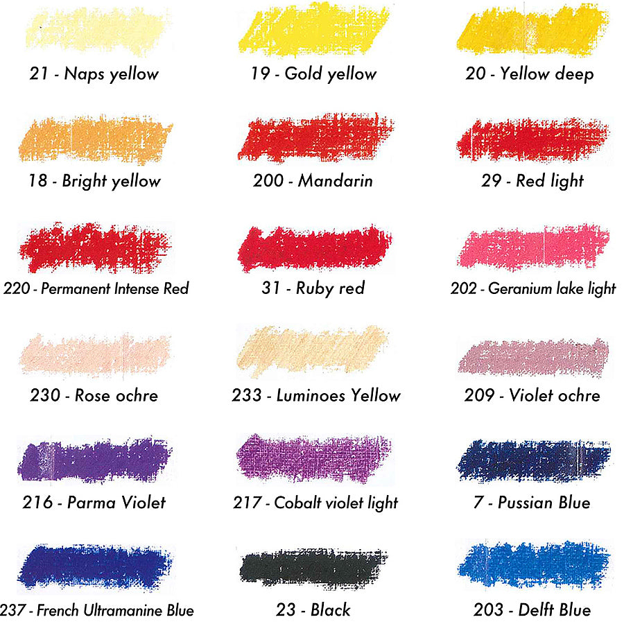 Sennelier Oil Pastel 50 colors set