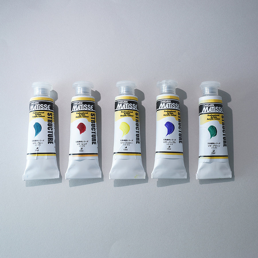 MAYAN Colors Natural Pigments Acrylic Paints 5 Colors set