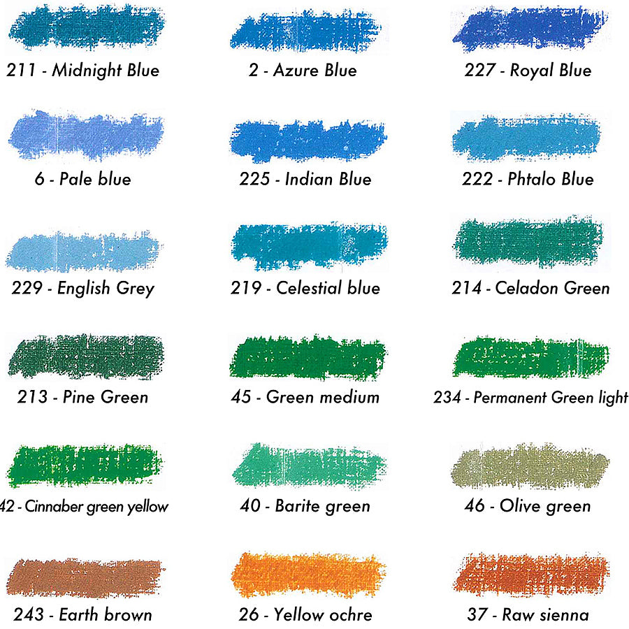 Sennelier Oil Pastel 50 colors set