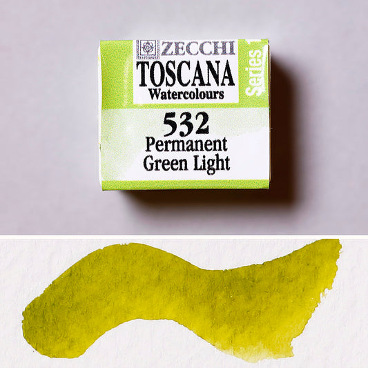 532 Permanent Green Light - Watercolor