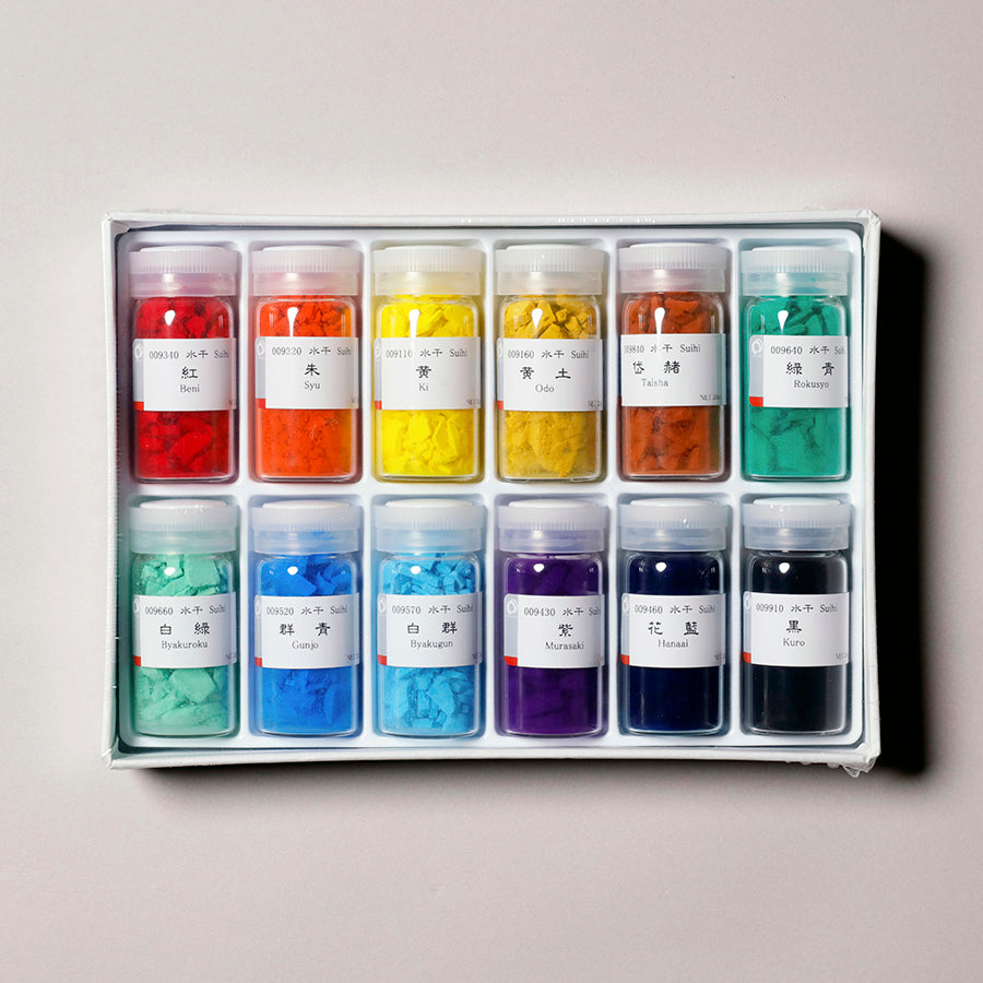 水干絵具 12色セット - PIGMENT TOKYO 顔料・絵具セット・画材の通販サイト
