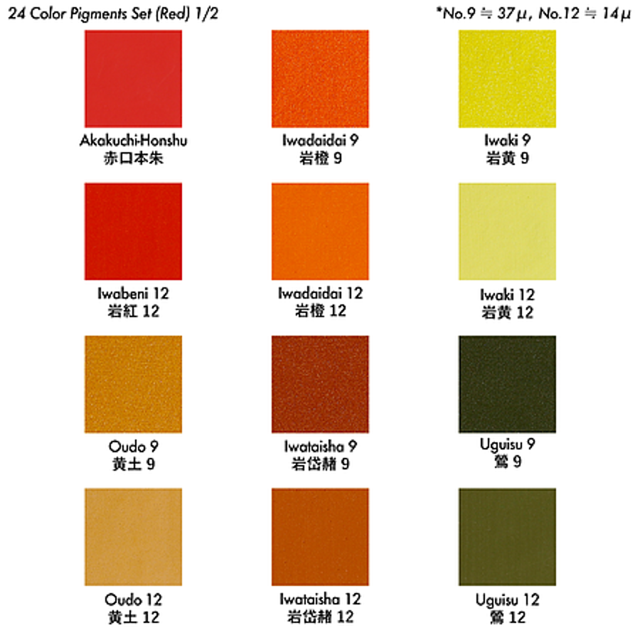 PIGMENT SELECT 日本画セット/新岩絵具24