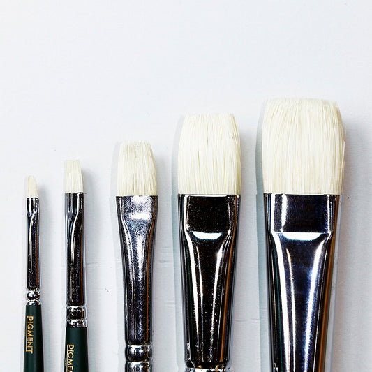 Short Pig Hair Oil-color Brush SH