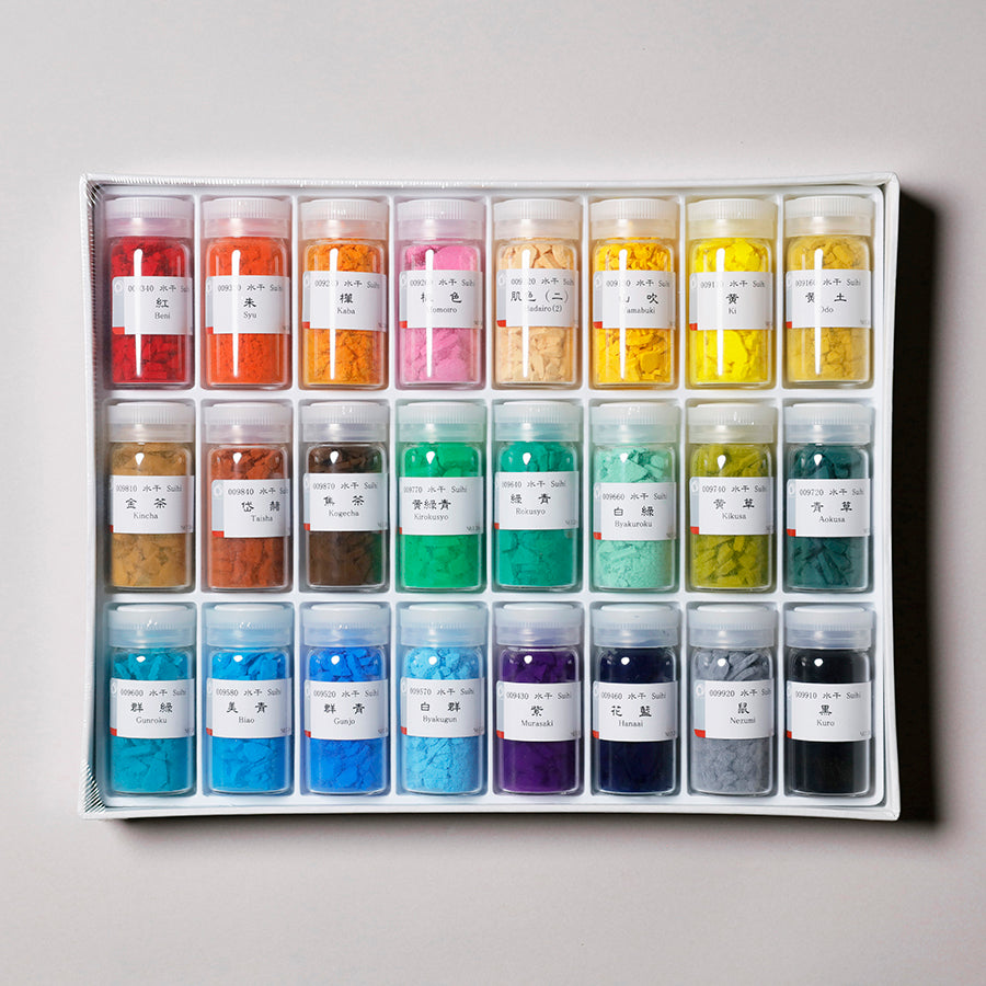 水干絵具 24色セット - PIGMENT TOKYO 顔料・絵具セット・画材の通販サイト