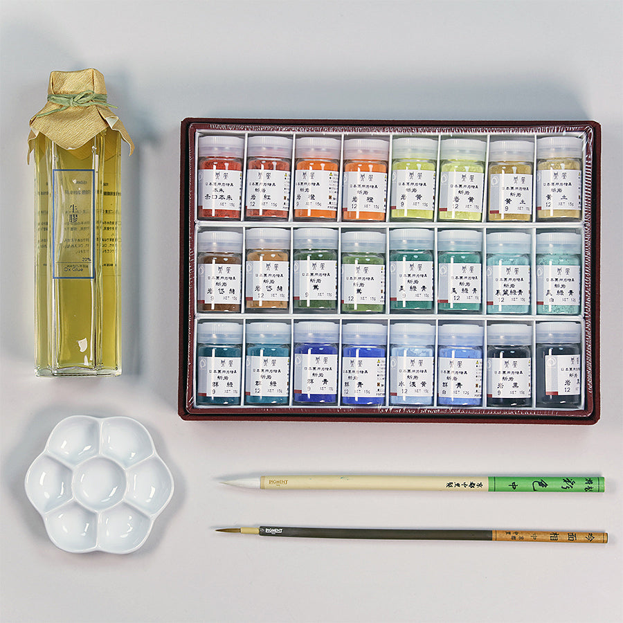 PIGMENT SELECT 日本画セット・新岩絵具24 - PIGMENT TOKYO 顔料