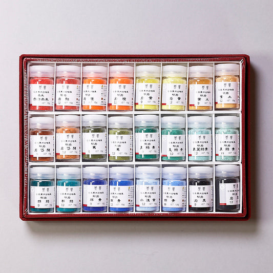岩絵具24色セット(赤) - PIGMENT TOKYO