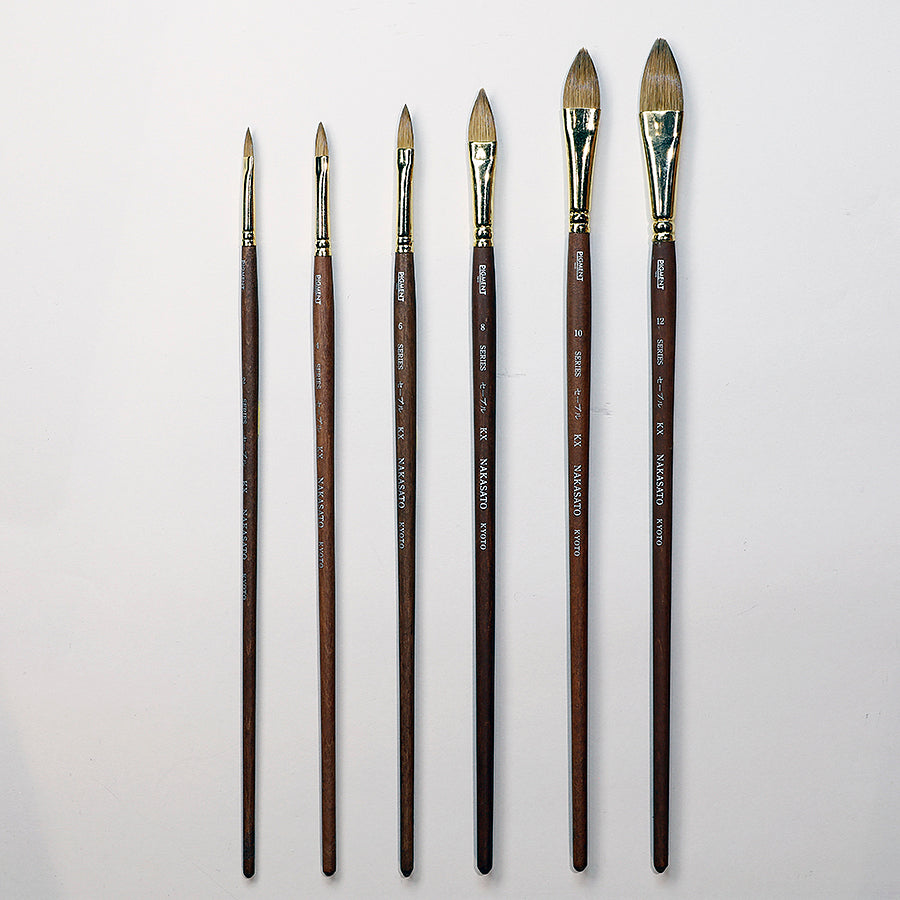 Sable Oil-Color Brush KX (Filbert)