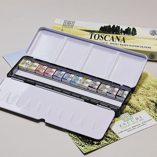 Watercolor Metal Box 12