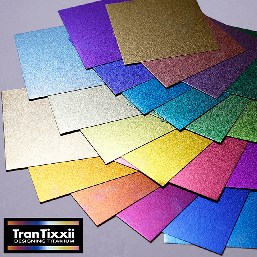 Color titanium Plate Sample  ND20 (Hard Color)