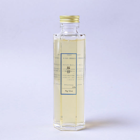 Pig glue for sizing 20%