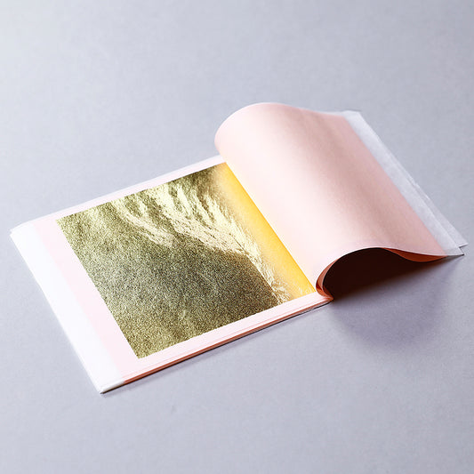 Patent transfer gold - Book of 25 leaves double: Orange gold
