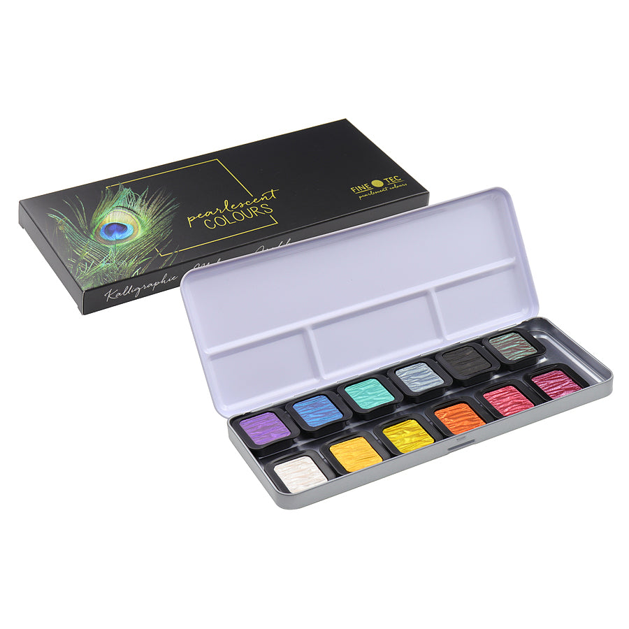 FINETEC F1200 Pearl Watercolor 12 colors set