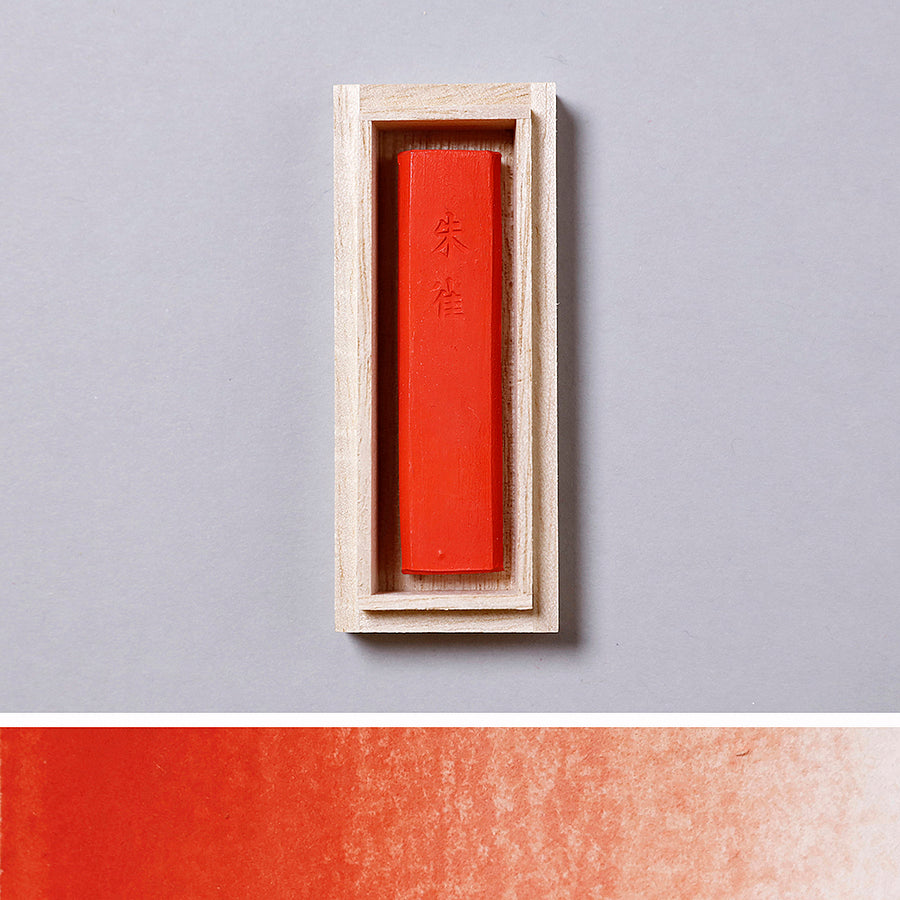 Saiboku (color ink stick) Suzaku (Red)