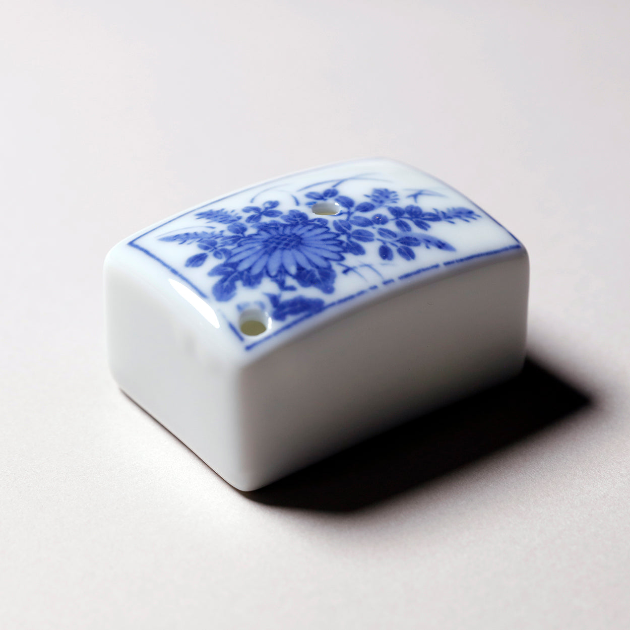 水滴 陶器染付 角