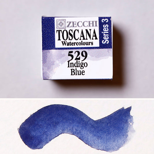 529 Indigo Blue - Watercolor