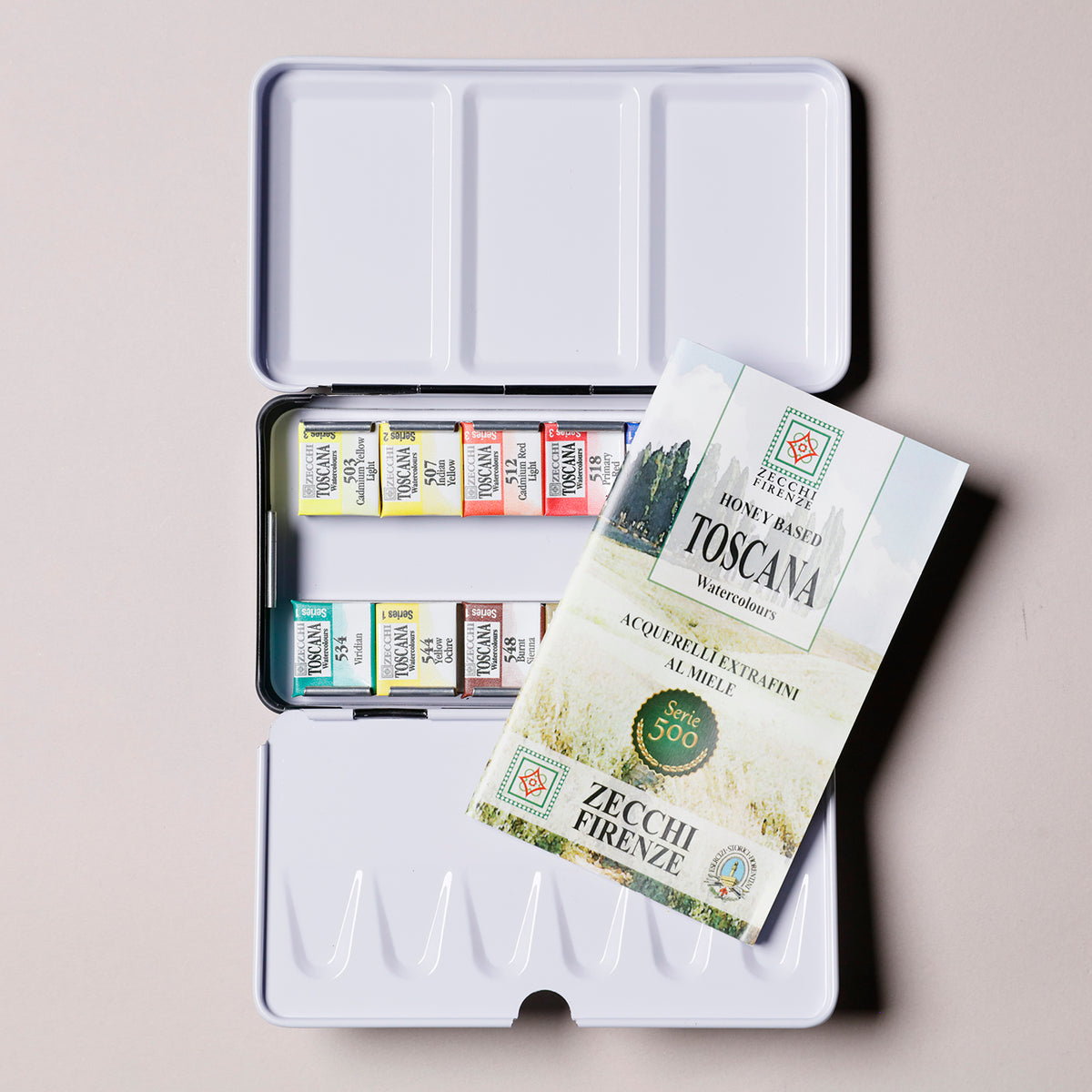 Watercolor Metal Box Pocket 12