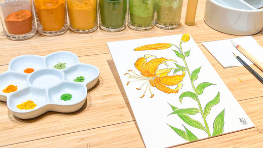 Introduction to Mineral Pigments (Tiger Lily) August 16.2025