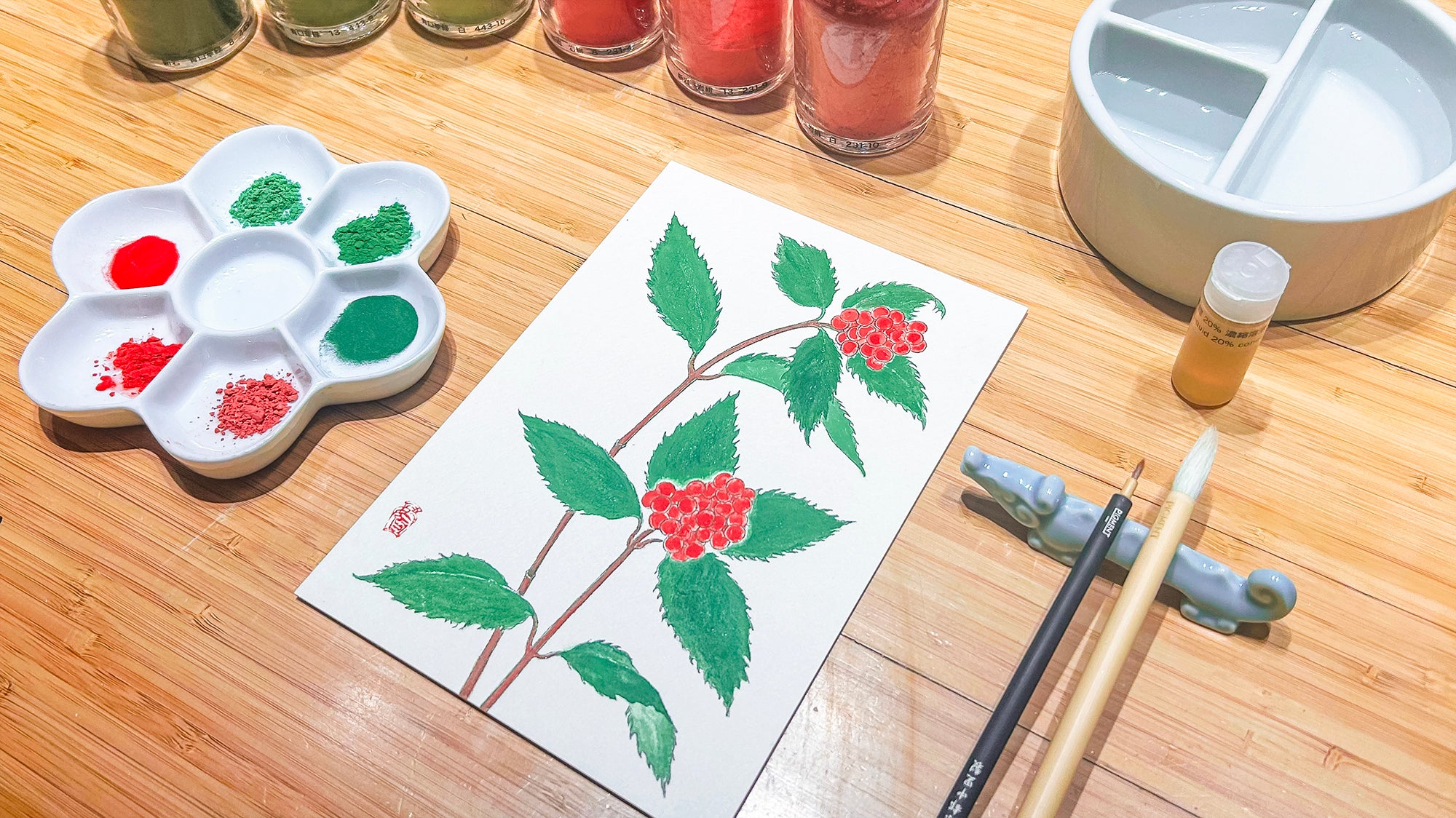 入門］岩絵具で花をえがく（せんりょう） 25/12/14 – PIGMENT TOKYO