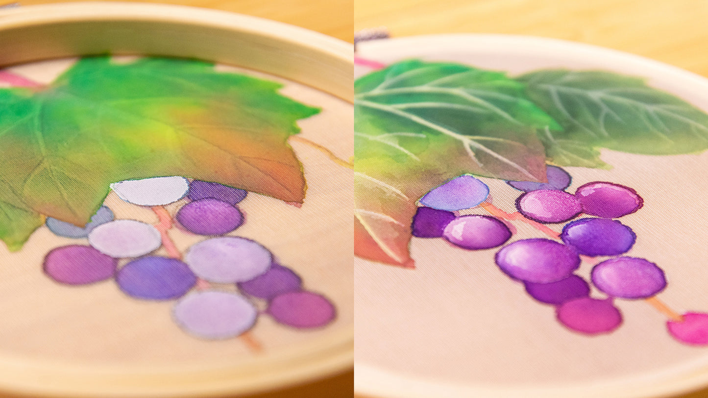 ［入門］絵絹に果物をえがく（のぶどう） 26/02/23