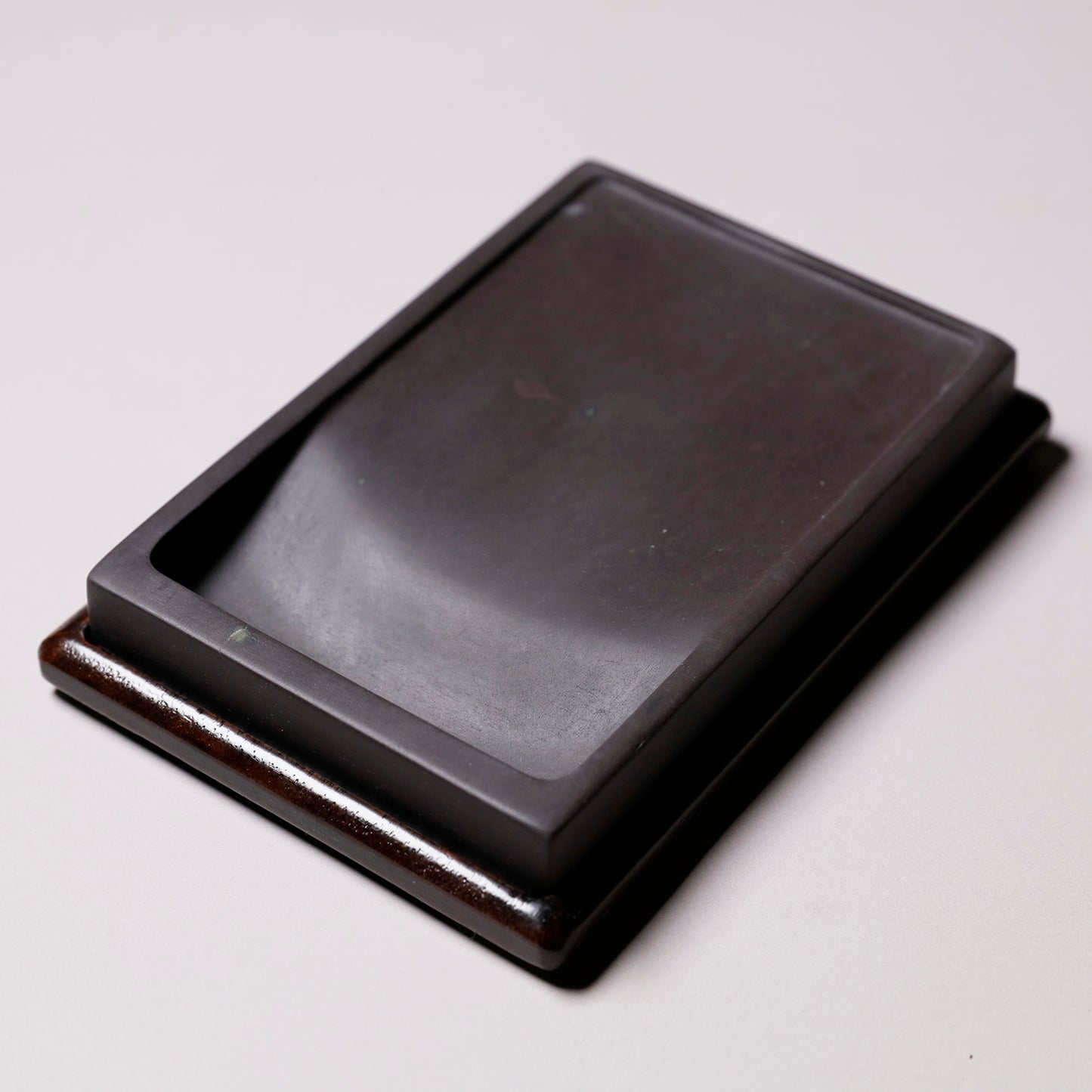 麻子坑 長方硯 6吋 上下蓋付 - PIGMENT TOKYO