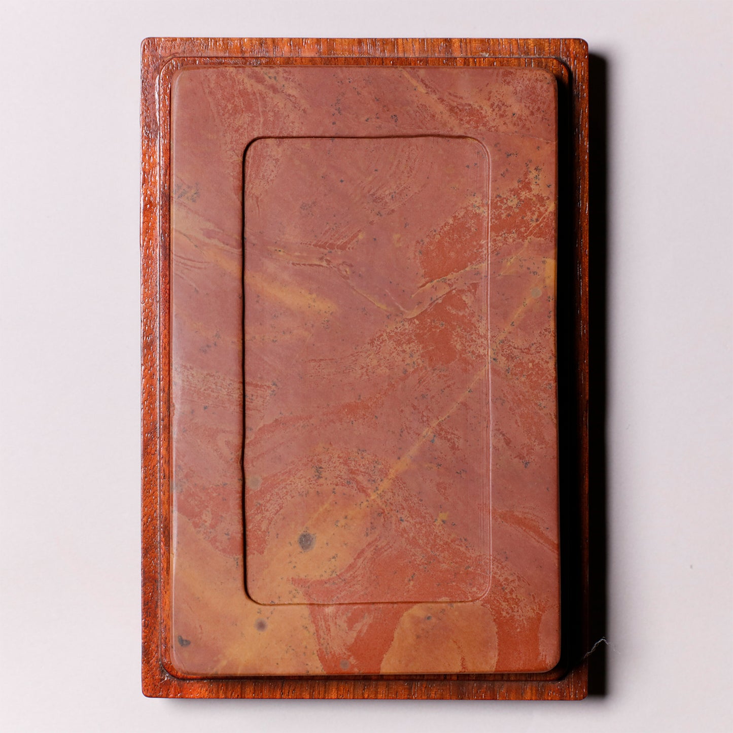 Red-veined Inkstone (Rectangular, 6-inch)