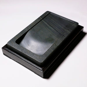 歙州 黒龍尾硯 無紋理水舷坑石 5.7吋 – PIGMENT TOKYO