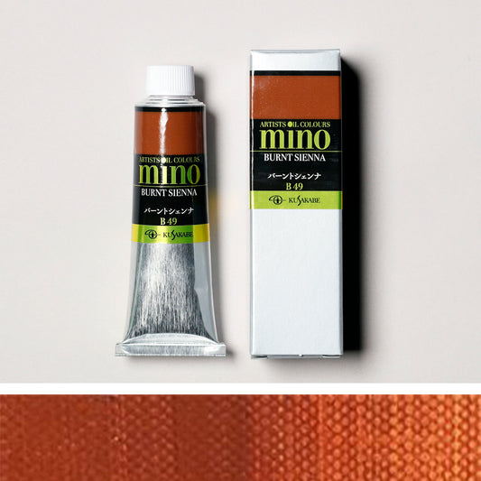 Mino Artists' Oil Colour 49　BURNT SIENNA