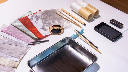 Make Your Own Galaxy with Suminagashi Marbling and Sunago Flakes November 3.2025