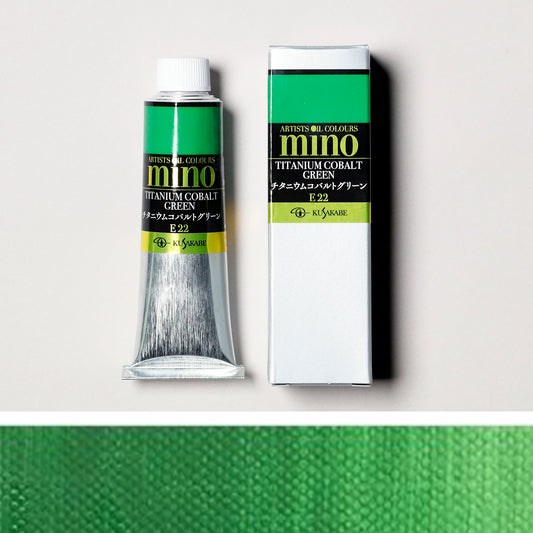 Mino Artists' Oil Colour 22　TITANIUM COBALT GREEN