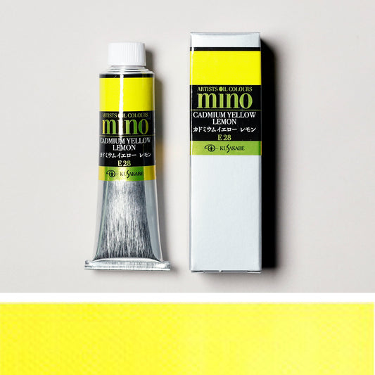 Mino Artists' Oil Colour 28　CADMIUM YELLOW LEMON