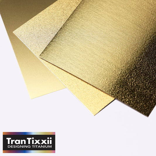 Color Titanium Plate Sample IP GOLD