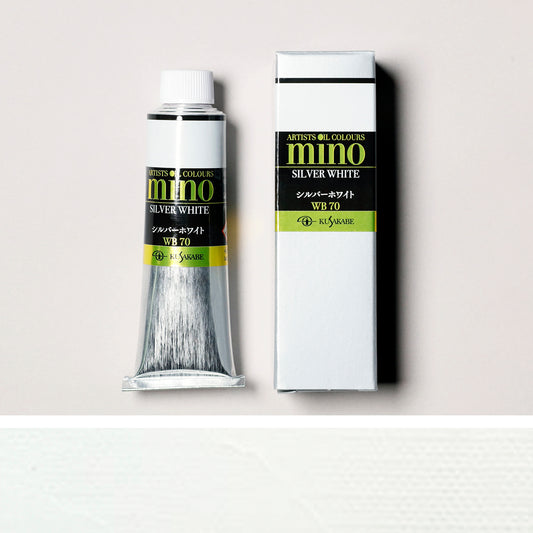 Mino Artists' Oil Colour 70　SILVER WHITE