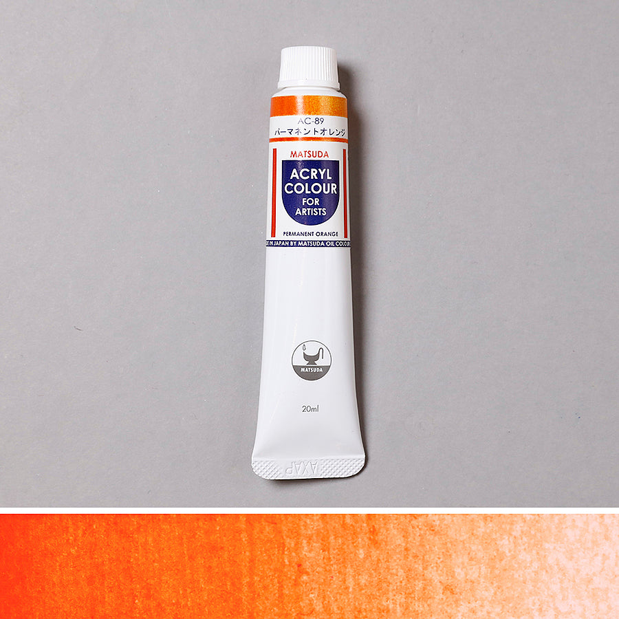 Acrylic Paint Permanent Orange