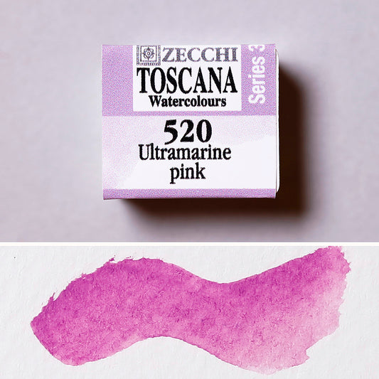520 Ultramarine Pink - Watercolor