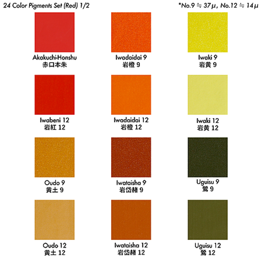 PIGMENT SELECT Japanese Painting set/Artificial24