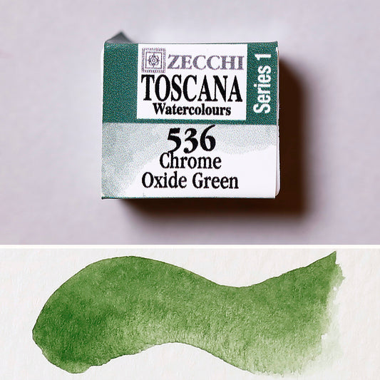 536 Chrome Oxide Green - Watercolor