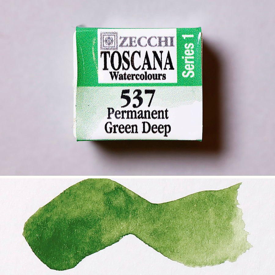 537 Permanent Green Deep - Watercolor