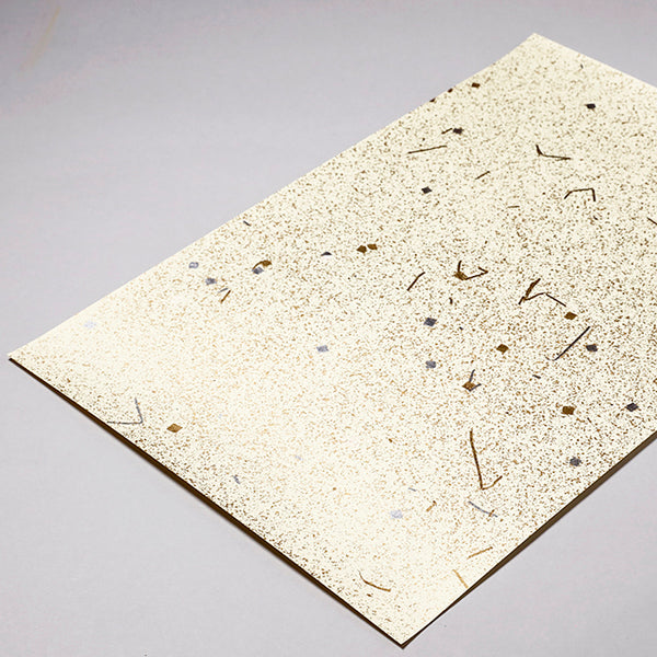 TRSS-004 鳥の子金銀野毛小石入砂子振 – PIGMENT TOKYO