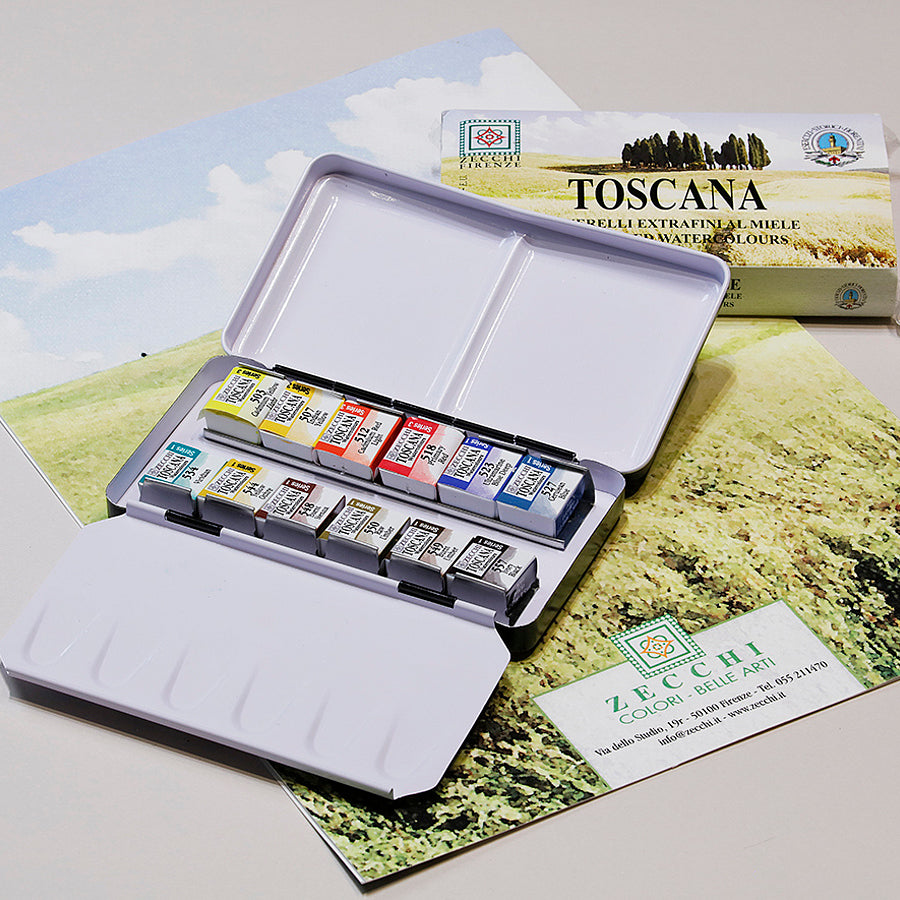トスカーナ 水彩絵具セット 小 12色 – PIGMENT TOKYO