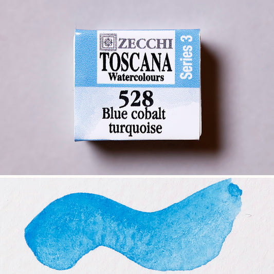 528 Blue Cobalt Turquoise - Watercolor