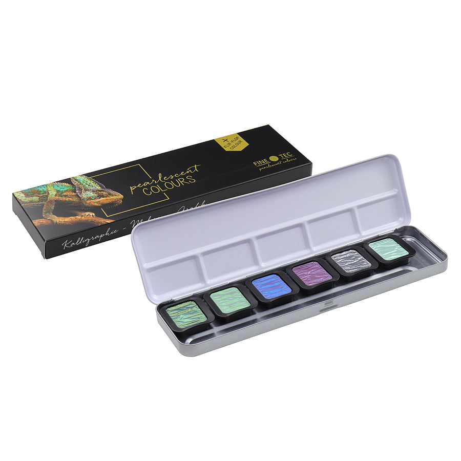 FINETEC F0602 Pearl Watercolor 6 colors set