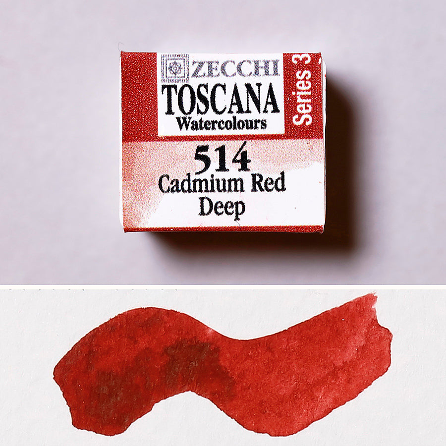 514 Cadmium Red Deep - Watercolor