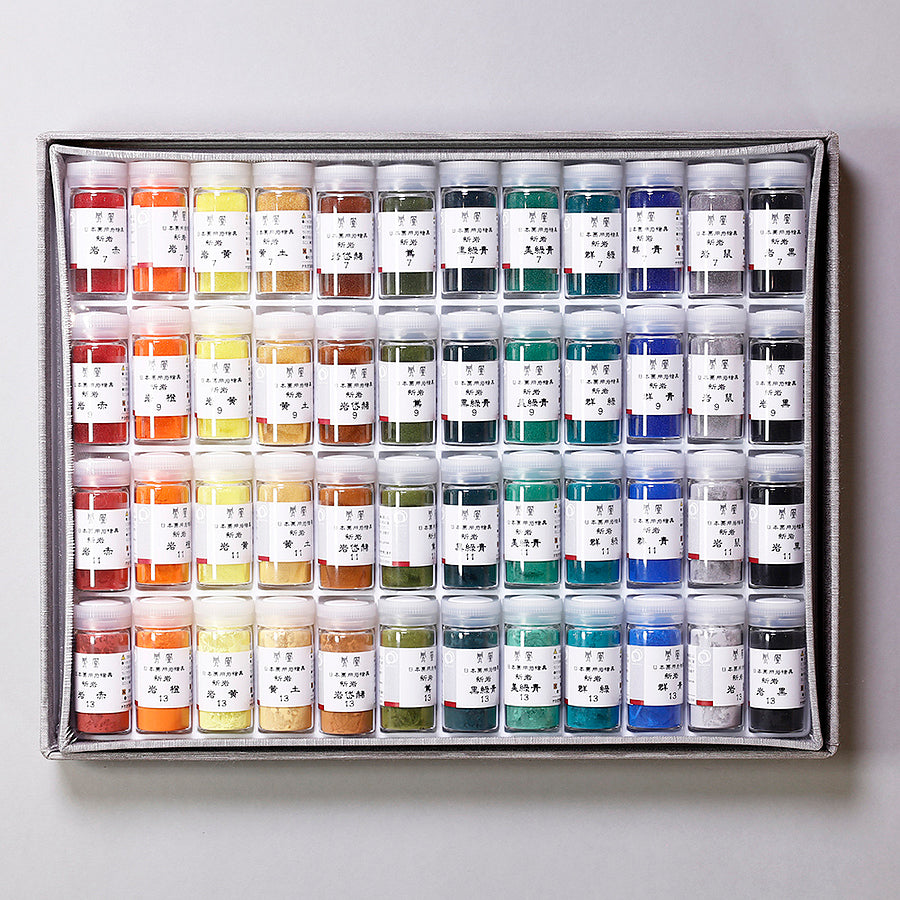 岩絵具　13個 13色 岩絵具48色セット 飛鳥 – PIGMENT TOKYO